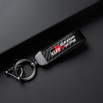 Toyota GR Sport Gazoo Racing Supra Yaris 86 Corolla RAV4 Avensis Prado Prius Automobilio Odinis Raktų Pakabukas Raktų Žiedai Aksesuarai IL7 black