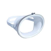 Single Lens Snorkeling Mask Tempered Glass Swimming Goggles Retro-Style Diving Goggles  Diving balta