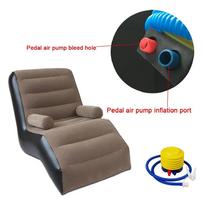 Sulankstoma tinginio sofa, pripučiamas gultas, sustiprintas, patvarus, kompaktiškai sulankstomas, žaidimų gultas, oro suoliukas poilsiui, lovai, miegui