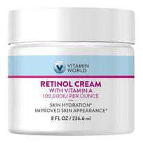 Vitamin World Retinol Cream Vitamin A 100,000 IU Vitamin World, 236ml, 1 pcs gray