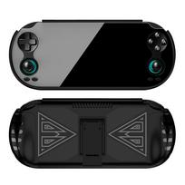 Case For Anbernic RG Vita/Pro TPU Protective Cover Ergonomic Design With Holder Anti-Drop Game Console Protector Skin Case gray