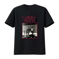Camera Silens T Shirt S 2X Screen vintage Washed designer clothes Comfortable For Everyday Wea XS black