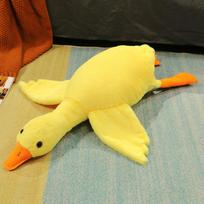 50-190cm Dideli Rudi Hug Pliušiniai Žaislai Antis Kawaii 7 Spalvos Milžiniškas Žąsis Pliušiniai Žaislai Miego Pagalvė Didelė Kalėdinė Dovana Vaikams 50cm