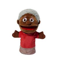 28Cm Family Soft Stuffed Toy Doll Dad Mum Brother Sister Cospaly Plush Doll Educational Baby Toys Kawaii Hand Finger Puppet 28cm-40CM brown