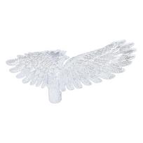 Goth Vintage Phoenix Bracelets Jewelry Eagle Wing Alloy Opening Bracelet Unisex Punk Exaggerated Animal Bangle Bangle on Hand white