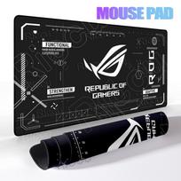 HD ASUS Game Rug Extended Aesthetics Mouse Pad Design ROG Minimalist Computer Gamer Nonslip Keyboard Lockedge Office Accessories 30x60cm white