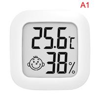 Lcd Electronic Digital Temperature Humidity Meter Thermometer Indoor Clock A1