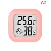 Lcd Electronic Digital Temperature Humidity Meter Thermometer Indoor Clock A2