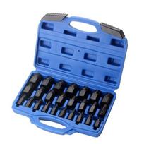 25-Piece Screw Extractor Set Broken Bolt Remover Useful Pins Spiral and Nut Extractors Stripped Screws Studs Fittings Extraction Tool blue