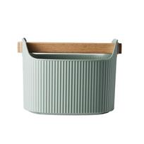 Large Capacity Coffee Grind Knock Box Oblique Mouth Design Espresso Dump Bin  Barista žalia
