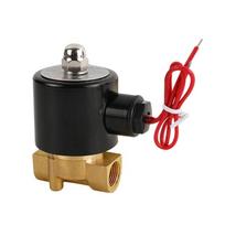 12V 24V 220V Pneumatic Electric Solenoid Valve Normally Closed Air Magnetic Valve DN8/10/15/20/25 Hoses Barb Connection