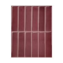 Vertikalūs žali vandeniui atsparūs lipnių plytelių lipdukai virtuvei ir vonios kambariui – nuimami, atsparūs riebalams, ekologiški nuomininkams 23x29cm - 1 piece