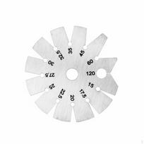 Cutting Tool Angle Gauge Portable Planer Er Engraved Markings Carpentry for Woodworkers,