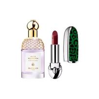 Guerlain Aqua Allegoria Flora Salvaggia Eau de Toilette With Rouge G Lipstick Set Perfume 30ml + Lipstick #41 white