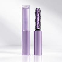 Mini kišeninis belaidis lūpų dažų formos plaukų suktukas Keraminis tiesinimo šukas Bangs apimties suteikėjas kelionėms lauke plaukų formavimui violetinė