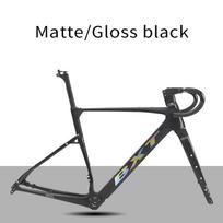 BXT 2026 New Gravel frameset Disc Brake UDH Hanger T1000 Carbon 700x50C T47 model-055 27.5er 42T-52T BXT logo black Gloss-58 juoda