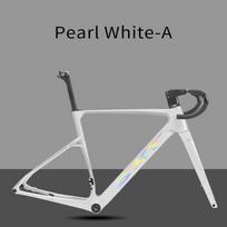 BXT 2026 New Gravel frameset Disc Brake UDH Hanger T1000 Carbon 700x50C T47 model-055 27.5er 42T-52T BXT logo White Gloss-56 balta