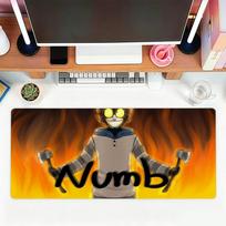 Game C-Creepypasta Ticci Toby Mouse Pad For Office Gaming And Keyboards Non-Slip Large Waterproof 30cmx60cm white
