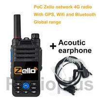 Zello Racija B5 GSM WCDMA LTE 4G Radijas Su SIM Wifi Bluetooth GPS Ilgo Nuotolio PoC Dvikryptė Racija 2/3/4G Kalbėjimas Visame Pasaulyje