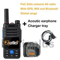 Zello Racija B5 GSM WCDMA LTE 4G Radijas Su SIM Wifi Bluetooth GPS Ilgo Nuotolio PoC Dvikryptė Racija 2/3/4G Kalbėjimas Visame Pasaulyje
