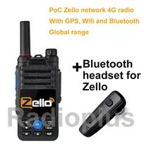 Zello Racija B5 GSM WCDMA LTE 4G Radijas Su SIM Wifi Bluetooth GPS Ilgo Nuotolio PoC Dvikryptė Racija 2/3/4G Kalbėjimas Visame Pasaulyje