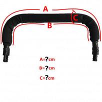 Stroller Handle Cover Fit For CYBEX Gazelle S Stroller Bar Sleeve Case Leather Armrest Protect Cover Stroller Accessories customization long