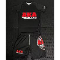 Mens Muay Thai MMA Training Set Short Sleeve T-Shirt Shorts 3D Printed Sportswear Lightweight Gym Wear XS