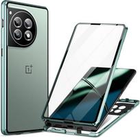 Case for OnePlus 12 5G, Magnetic Dual Glass, Green