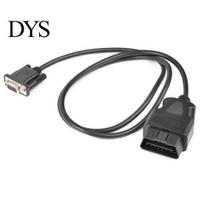 OBD USB VAG Interface OBD2 16-Pin to DB9 RS232 Cable for Car Diagnostic Adapter gray