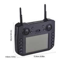 Nuotolinio valdymo pultas V030 GPS žvejybiniam masalo laiveliui nuotolinio valdymo pultas masalo laiveliui black