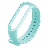 Silikoninė apyrankė, skirta Xiaomi Mi Band 6 5 4 3 Minkštos sportinės apyrankės Mi Band 6 5 Apyrankės keitimo dirželis 3 4 Laikrodžio apyrankė kvėpuojantis silikoninis diržas For Xiaomi Band 5 / 6 white