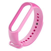 Silikoninė apyrankė, skirta Xiaomi Mi Band 6 5 4 3 Minkštos sportinės apyrankės Mi Band 6 5 Apyrankės keitimo dirželis 3 4 Laikrodžio apyrankė kvėpuojantis silikoninis diržas For Xiaomi Band 5 / 6 pink