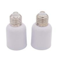 E27 į E40 pagrindo galios adapterio laikiklis LED lempos lizdas LED CFL halogeninės lempos lempos adapterio keitiklis 2pcs