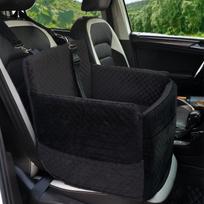 Šuns automobilinis narvas storas pagalvėlė naminio gyvūnėlio sėdynė automobilinis narvas automobilinis kilimėlis automobilinės sėdynės pagalvėlė saugos sėdynė automobilinis šuns narvas 50 * 45 * 43cm black