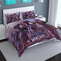 World of Warcraft 3D Sylvanas patalynės komplektas Populiarus žaidimas Wow Horda Sąjungos simboliai Patalynė Lovos užvalkalas Pagalvės užvalkalas 135x200cm