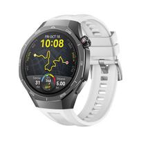 Suderinamas silikoninis dirželis HUAWEI WATCH GT5 Pro - Sportinis apyrankė 1# White gray