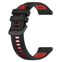 Silikoninė 18 20 22 mm laikrodžio apyrankė Garmin Forerunner 265 265S 255S 255, Vivoactive 3 4 apyrankė, Garmin Venu 2 apyrankė 22mm width strap black