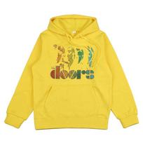 Hoodies gatvės stiliaus Hoodies su kišene roko grupė The Doors Megztiniai funko pop Patogūs drabužiai Hoody 3XL yellow