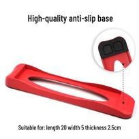 Double-Sided Brown Corundum Outdoor Portable Oilstone: Multifunctional Knife Sharpening Tool red