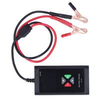 Battery Tester Portable 6V 12V Industrial Automobile Battery Analyzer with 2.4in TFT Color Screen red
