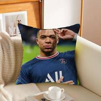 K-Kylian M-Mbappe Pagalvės užvalkalas 30x50 Poliesteris Sofos pagalvės Dekoratyvinės mesti pagalvės Namų dekoras Pagalvės užvalkalas 12x12Inch white