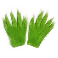 Kalėdinės Grinčo pirštinės Baisaus žaliojo monstro kostiumo aksesuarai Style C green