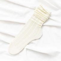 1 Pair Women Socks Mesh Lace Sexy Ultra-thin Socks  Stretch Elasticity Harajuku Retro Socks KTB smėlis