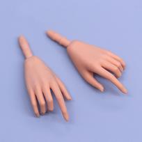 Super Model FR Replacement Hands Legs 4 Postures Doll Quality Hands New Doll Accessories 1/6 Doll Universal Replacements Legs Latino beige