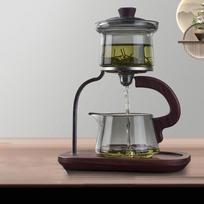 New Creative Design High-grade Magnetic Glass Teapot Kettle Infuser Teapot Water Separation Inner Magnetic Switch Tea Filtration gray