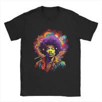 Jimi Hip Hop Marškinėliai Vyrams Hendrixs Vintažinis Roko Gitaristas Vintažiniai Medvilniniai Marškinėliai Apvalia Kaklo Trumpomis Rankovėmis Marškinėliai Dovanos Idėja S brown