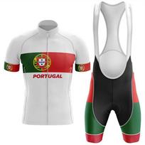 2026 Portugalijos dviračių marškinėlių rinkinys Vasaros vyriškas dviračio marškinėlių kostiumas MTB Ciclismo drabužiai Lauko sporto drabužiai Dviračių drabužiai M white