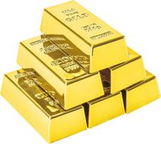 1/6 vnt. Plastikiniai netikri auksiniai luitai, imituota auksinė plyta, netikras blizgantis auksinis luitas, popierinis presas, durų atrama, filmo rekvizitas, naujoviška dovana yellow