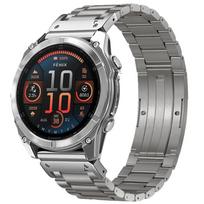 26mm Stainless Steel Band for Garmin Enduro 3 Fenix 8 51mm Strap Men Metal Wrist Bracelet for Garmin Fenix 7X Pro 51mm Fenix 6 5 26mm gray