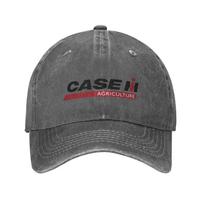 Traktoriaus Case Logotipas Džinsinės Beisbolo Kepurės Snapback Beisbolo Kepurės Kvėpuojančios Casquette Lauko Vyrams Ir Moterims One Size gray